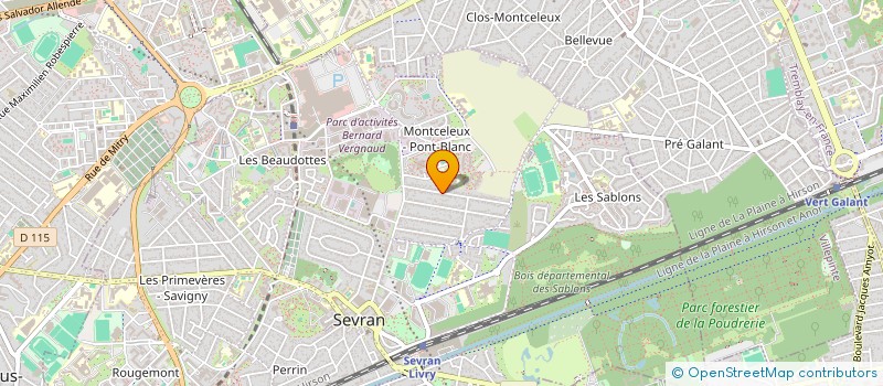 localisation de l'entreprise MKSI à SEVRAN