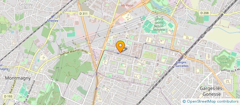 localisation de l'entreprise MKSP  SARCELLES