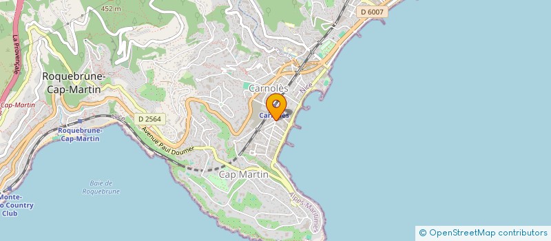 localisation de l'entreprise MKSPM PARTNERS à ROQUEBRUNE-CAP-MARTIN