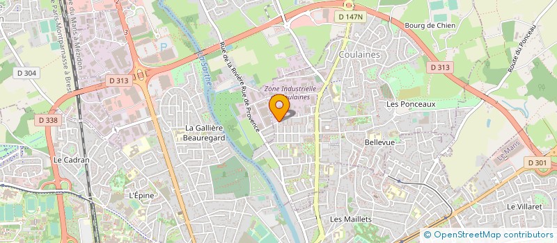 localisation de l'entreprise MKSU à COULAINES