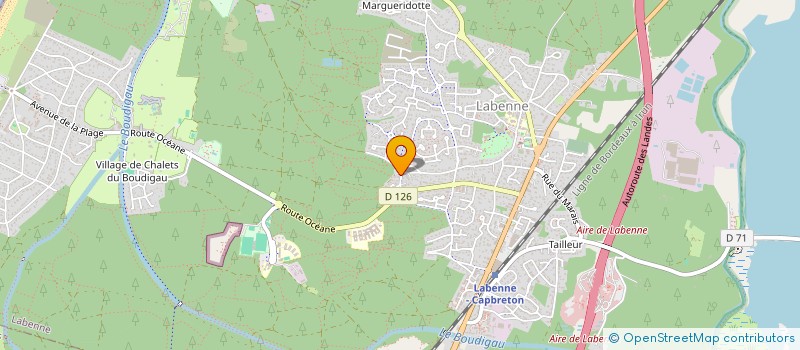 localisation de l'entreprise MKT FINANCEMENT  LABENNE