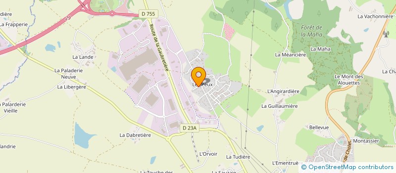 localisation de l'entreprise MKTJ  LES HERBIERS