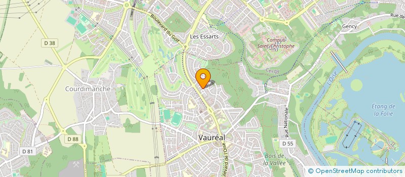 localisation de l'entreprise MKTL TAXI à VAUREAL