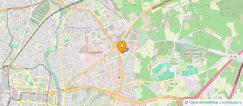 localisation de l'entreprise MKV à MONTPELLIER