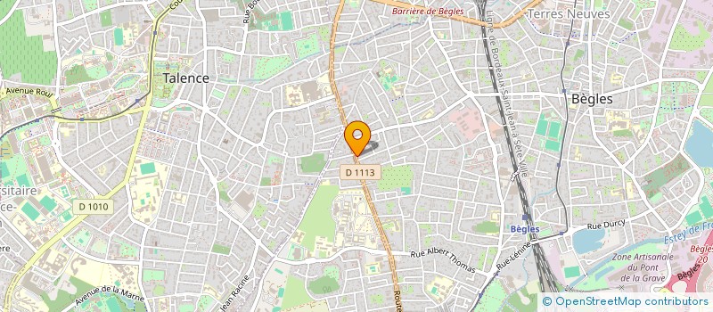 localisation de l'entreprise MKV CONSULTING à BEGLES