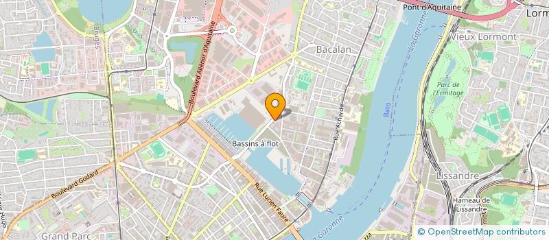 localisation de l'entreprise MKV DRIVER  BORDEAUX