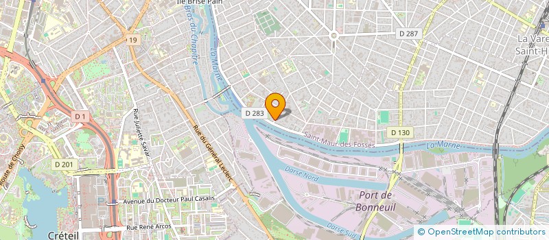 localisation de l'entreprise MKV INVEST à SAINT-MAUR-DES-FOSSES