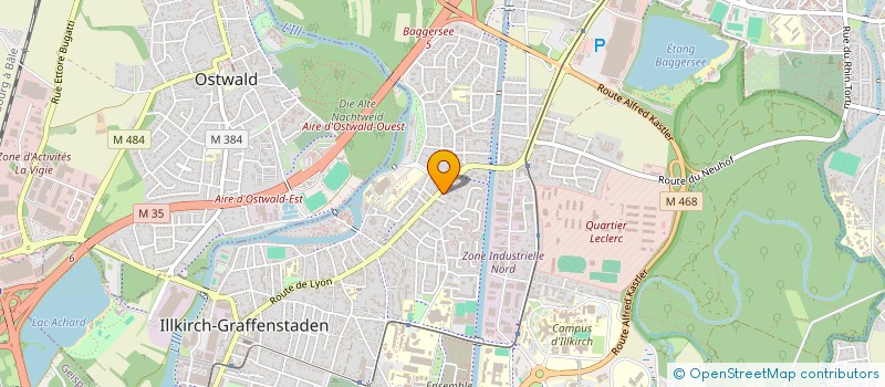 localisation de l'entreprise MKVB  ILLKIRCH-GRAFFENSTADEN