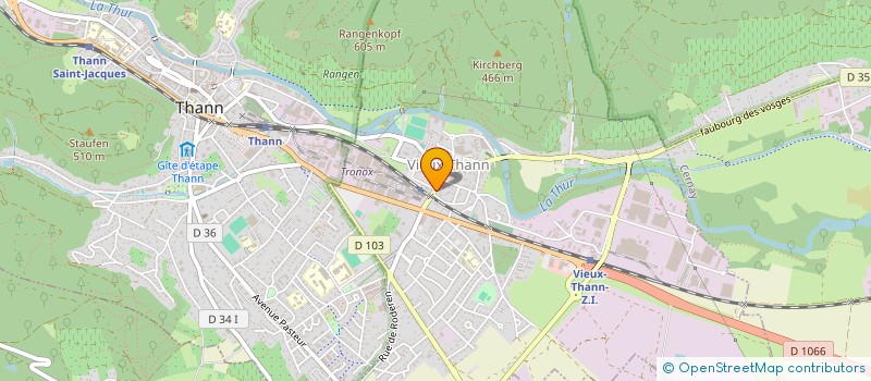 localisation de l'entreprise MKYK  VIEUX-THANN