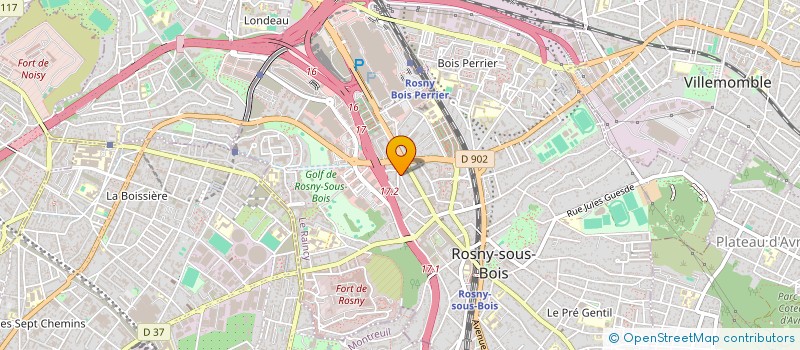 localisation de l'entreprise MKZ à ROSNY-SOUS-BOIS