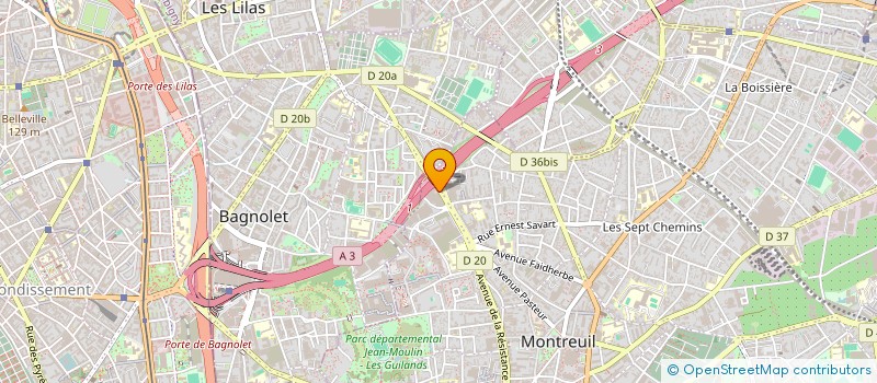 localisation de l'entreprise MKZ à MONTREUIL