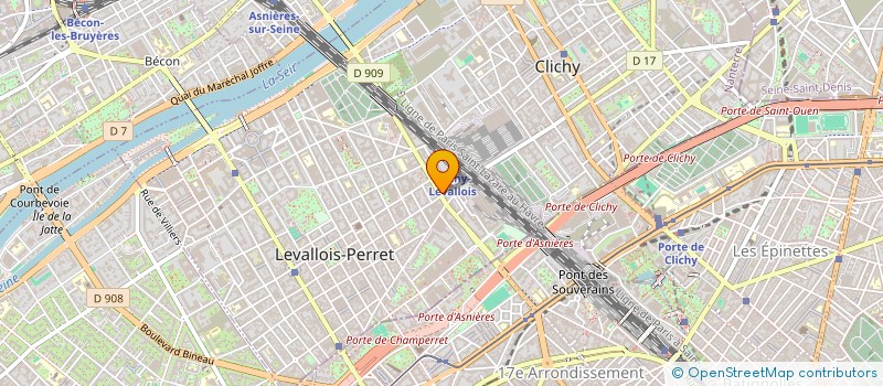 localisation de l'entreprise ML 2 CONSEIL SA à LEVALLOIS-PERRET