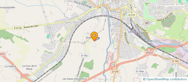 localisation de l'entreprise ML 202  SAINT-DESIR