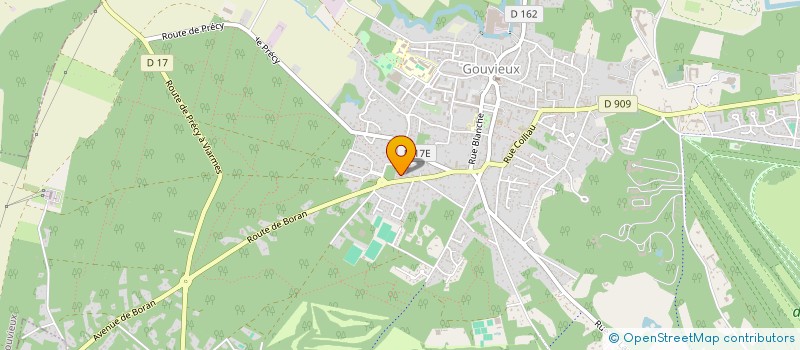 localisation de l'entreprise ML  MOGNEVILLE