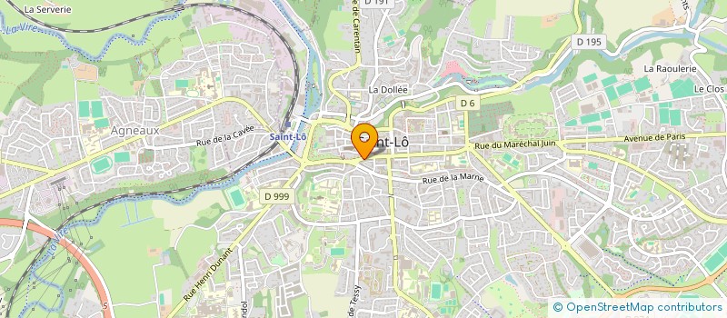 localisation de l'entreprise ML  SAINT-LO