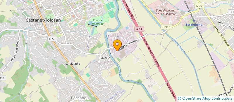 localisation de l'entreprise ML à CASTANET-TOLOSAN