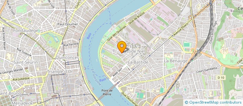 localisation de l'entreprise ML à BORDEAUX