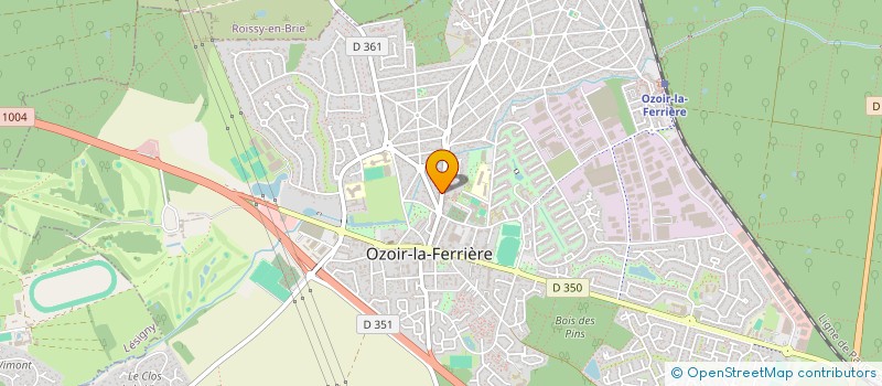 localisation de l'entreprise ML à OZOIR-LA-FERRIERE
