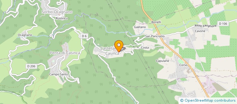 localisation de l'entreprise ML à PENTA-DI-CASINCA