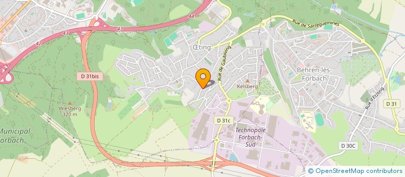 localisation de l'entreprise ML  TING