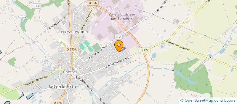 localisation de l'entreprise ML  LE CONTROIS-EN-SOLOGNE