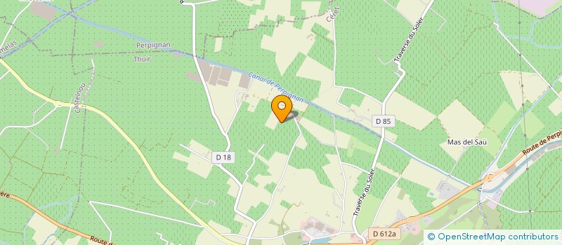 localisation de l'entreprise ML  THUIR