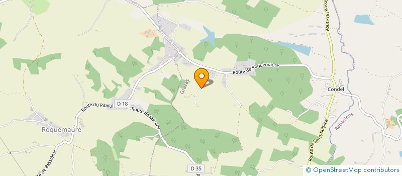 localisation de l'entreprise ML ACCOMPAGNEMENT  GRAZAC