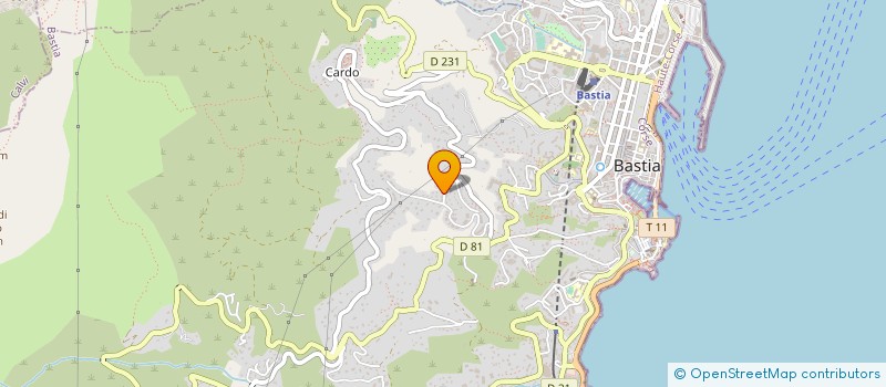 localisation de l'entreprise ML ACQUISITION à BASTIA