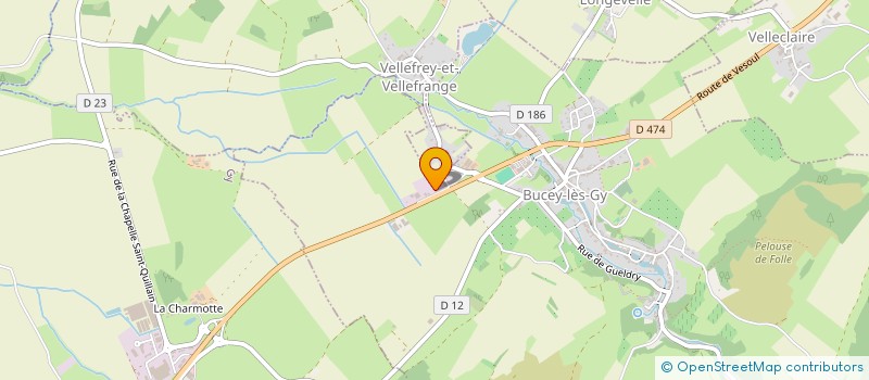 localisation de l'entreprise ML ALUMINIUM  BUCEY-LES-GY