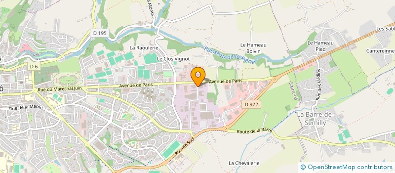 localisation de l'entreprise ML AMENAGEMENTS à SAINT-LO