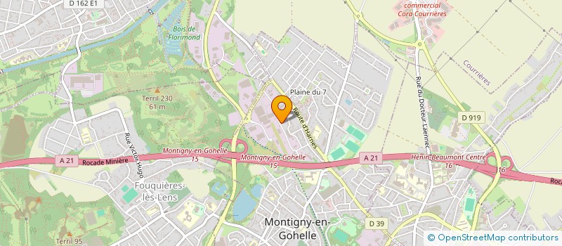 localisation de l'entreprise ML AUTO 62 à MONTIGNY EN GOHELLE