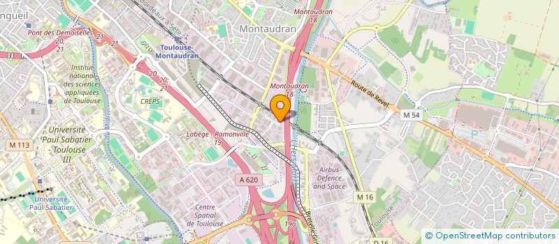 localisation de l'entreprise ML AUTO  TOULOUSE