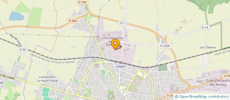 localisation de l'entreprise ML AUTO  LUCON