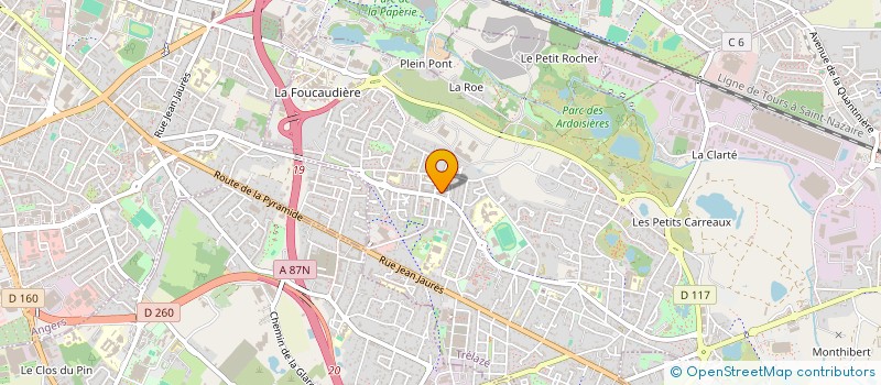 localisation de l'entreprise ML BAT  TRELAZE