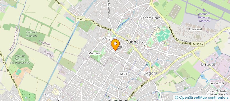 localisation de l'entreprise ML BATIMENT à CUGNAUX