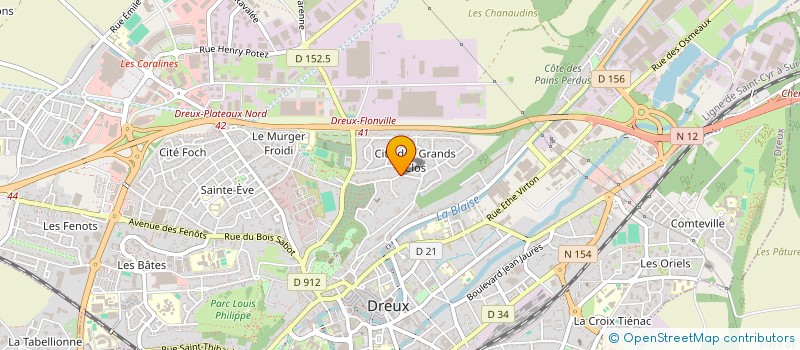 localisation de l'entreprise ML BATIMENT à DREUX