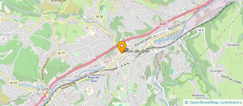 localisation de l'entreprise ML BEAUTY  RIVE-DE-GIER