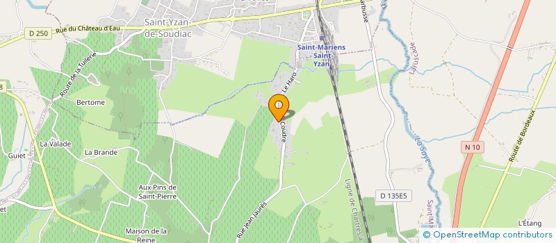 localisation de l'entreprise ML BOIS  SAINT-MARIENS