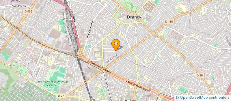 localisation de l'entreprise ML BTP  DRANCY