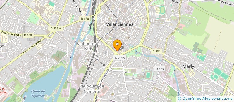 localisation de l'entreprise ML CANADA  VALENCIENNES