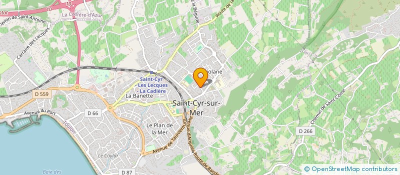 localisation de l'entreprise ML CAP à SAINT-CYR-SUR-MER