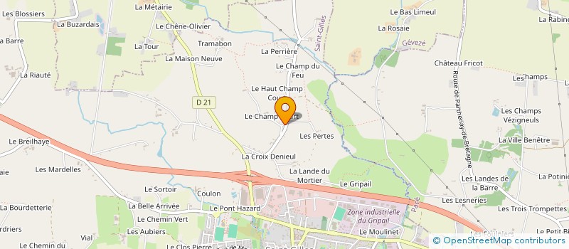 localisation de l'entreprise ML CHALLENGE à SAINT-GILLES