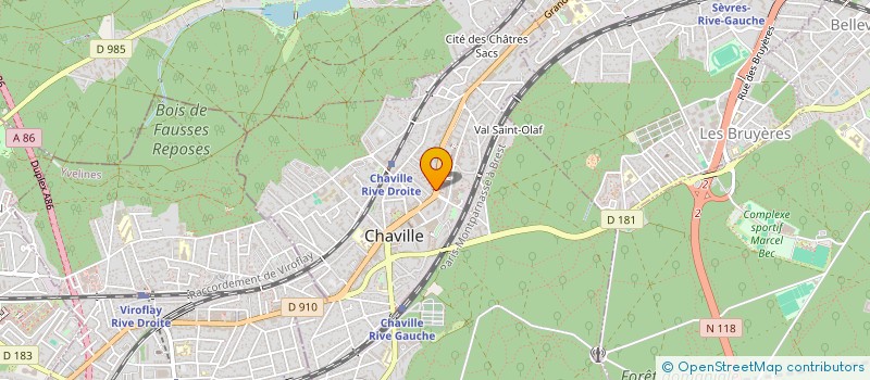 localisation de l'entreprise ML CHEVIRON & CO à CHAVILLE