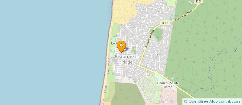 localisation de l'entreprise ML COIFFURE  BISCARROSSE