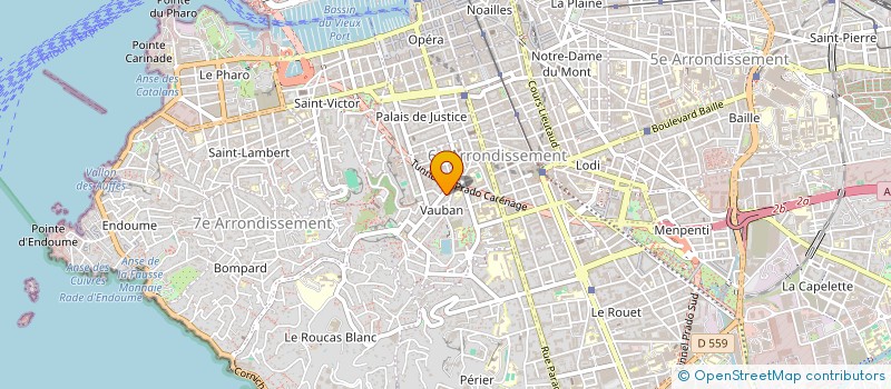 localisation de l'entreprise ML CONCEPT à MARSEILLE