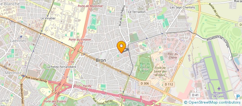 localisation de l'entreprise ML CONNEXION  BRON