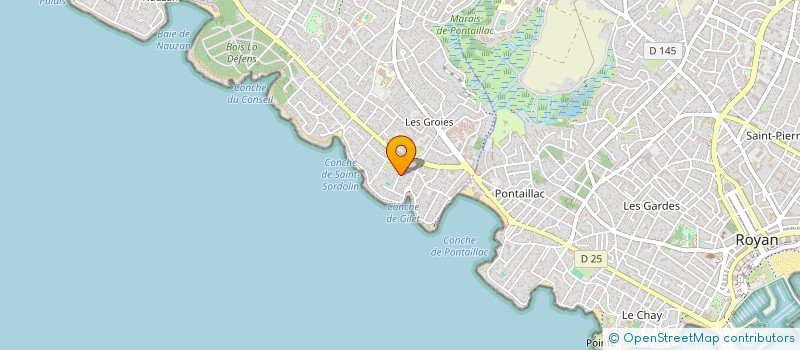 localisation de l'entreprise ML CONSEIL  VAUX-SUR-MER