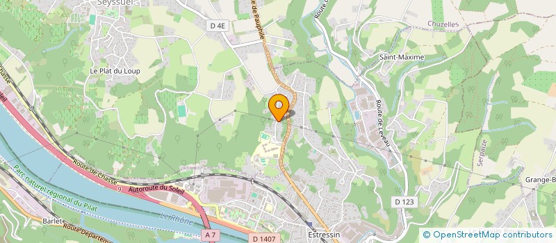 localisation de l'entreprise ML CONSEILS à SEYSSUEL