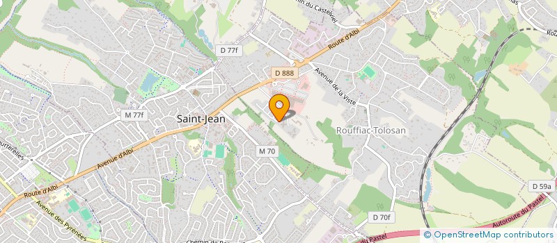 localisation de l'entreprise ML CONSEILS TRAVAUX  ROUFFIAC-TOLOSAN