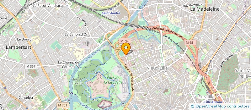 localisation de l'entreprise ML CONSULTING à LILLE
